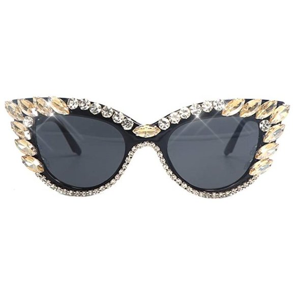 NEW Sparkling Bling Swarovski Crystal Rhinestone Sunglasses UV400 +FREE … main image 11